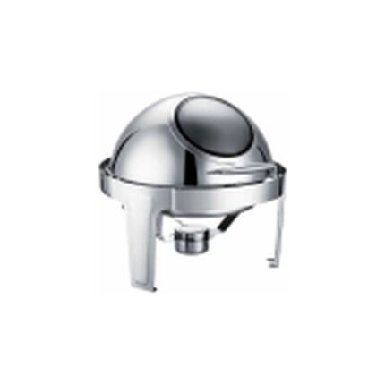 Epinox Chafing Dish Roll Top Yuvarlak Camlı 6 L (Cdc-6c)