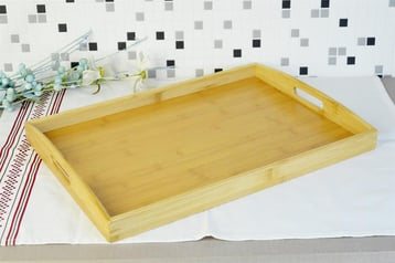 PAÇİ-BAMBU 46x33 DİKDÖRTGEN TEPSİ